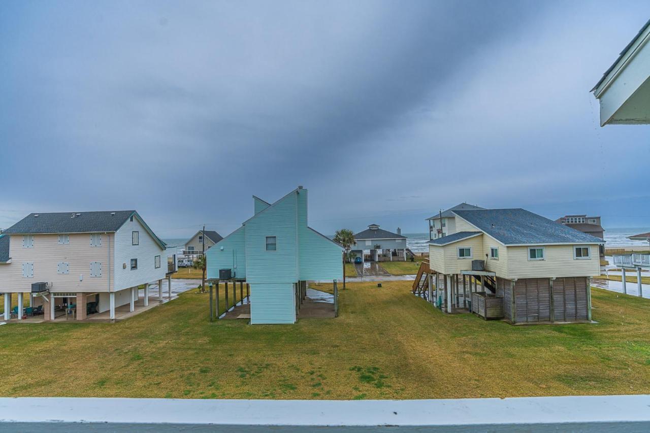 Hot Tub - Ocean Views - Steps To Private Beach - Quiet Location Galveston Exteriör bild